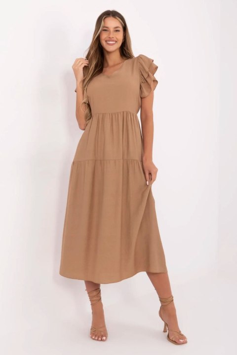 Sukienka Model MI-SK-A2489.21 Camel - Italy Moda Italy Moda
