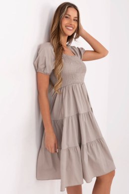Sukienka Model MI-SK-A2561.89 Dark Beige - Italy Moda Italy Moda
