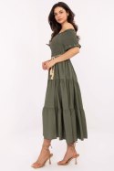 Sukienka Model MI-SK-A2609.96 Khaki - Italy Moda Italy Moda Sukienka Model MI-SK-A2609.96 Khaki - Italy Moda Italy Moda