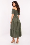 Sukienka Model MI-SK-A2609.96 Khaki - Italy Moda Italy Moda Sukienka Model MI-SK-A2609.96 Khaki - Italy Moda Italy Moda