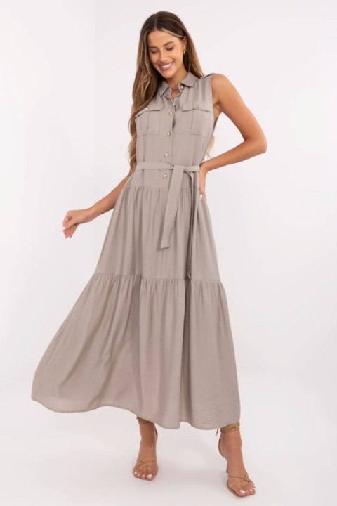 Sukienka Model MI-SK-A5032.70P Grey - Italy Moda Italy Moda Sukienka Model MI-SK-A5032.70P Grey - Italy Moda Italy Moda