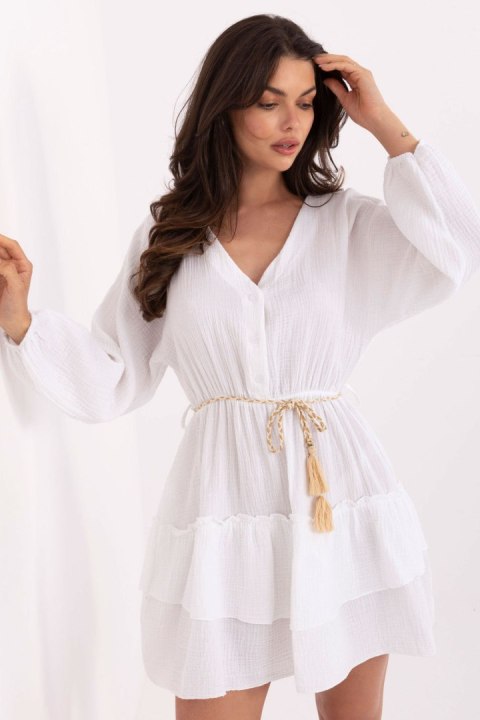 Sukienka Model MI-SK-A5079.27 White - Italy Moda Italy Moda Sukienka Model MI-SK-A5079.27 White - Italy Moda Italy Moda