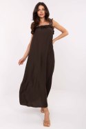 Sukienka Model MI-SK-A6412.68 Dark Brown - Italy Moda Italy Moda Sukienka Model MI-SK-A6412.68 Dark Brown - Italy Moda Italy Moda