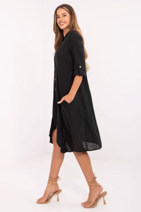 Sukienka Model TW-SK-BI-2021399.54 Black - Och Bella Och Bella Sukienka Model TW-SK-BI-2021399.54 Black - Och Bella Och Bella