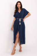 Sukienka Model TW-SK-BI-2022126.59 Navy - Och Bella Och Bella Sukienka Model TW-SK-BI-2022126.59 Navy - Och Bella Och Bella