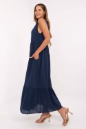 Sukienka Model TW-SK-BI-28007.63 Navy - Och Bella Och Bella Sukienka Model TW-SK-BI-28007.63 Navy - Och Bella Och Bella