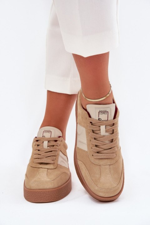 Buty Sportowe Model Daniel Lopez SS2D4022 Beige - Step in style Step in style Buty Sportowe Model Daniel Lopez SS2D4022 Beige - Step in style Step in style