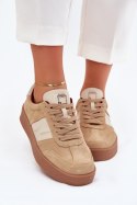 Buty Sportowe Model Daniel Lopez SS2D4022 Beige - Step in style Step in style Buty Sportowe Model Daniel Lopez SS2D4022 Beige - Step in style Step in style