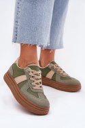 Buty Sportowe Model Dovina BL535P Green - Step in style Step in style
