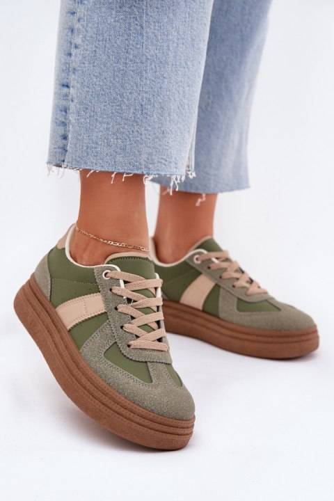 Buty Sportowe Model Dovina BL535P Green - Step in style Step in style
