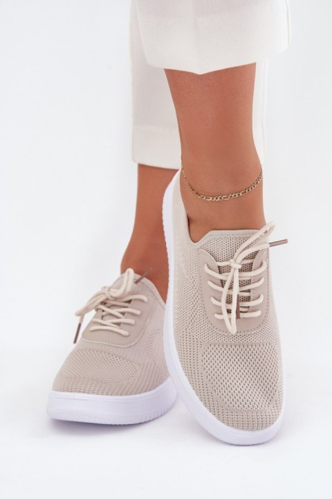 Buty Sportowe Model Kalyra NB722 Beige - Step in style Step in style Buty Sportowe Model Kalyra NB722 Beige - Step in style Step in style