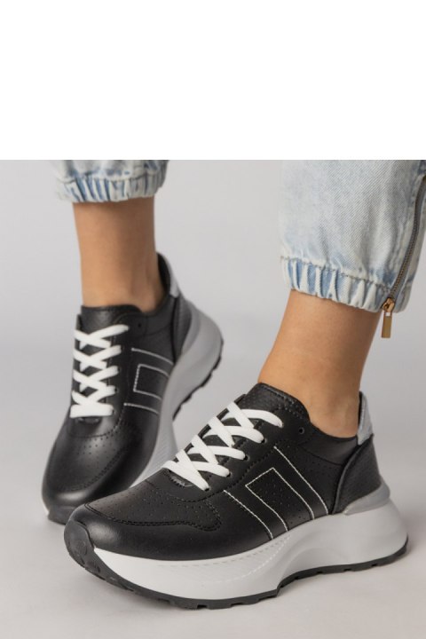 Buty Sportowe Model Lenkuta L993 Black - PRIMO PRIMO Buty Sportowe Model Lenkuta L993 Black - PRIMO PRIMO