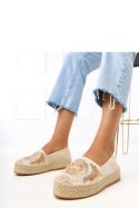 Espadryle Model Lorina E5573 Beige - PRIMO PRIMO Espadryle Model Lorina E5573 Beige - PRIMO PRIMO
