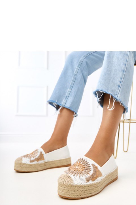 Espadryle Model Lorina E5573 White - PRIMO PRIMO Espadryle Model Lorina E5573 White - PRIMO PRIMO