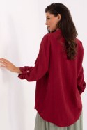 Koszula Damska Model MO-KS-9368.98 Bordo - Italy Moda Italy Moda