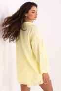Koszula Damska Model MO-KS-9368.98 Light Yellow - Italy Moda Italy Moda