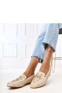 Mokasyny Model Lea E5568 Beige - PRIMO PRIMO Mokasyny Model Lea E5568 Beige - PRIMO PRIMO