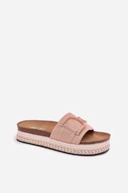 Sandał Klapki Model Daphira W212 Pink - Step in style Step in style