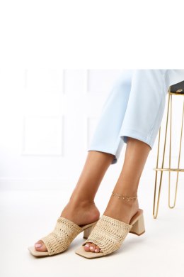 Sandał Klapki Model Gamboa E5518 Beige - PRIMO PRIMO
