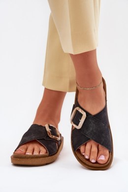 Sandał Klapki Model Inblu ED000025 Black - Step in style Step in style