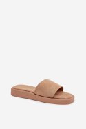 Sandał Klapki Model Jorina 5178 Dark Beige - Step in style Step in style