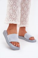 Sandał Klapki Model Jorina 5178 Light Blue - Step in style Step in style Sandał Klapki Model Jorina 5178 Light Blue - Step in style Step in style