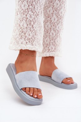 Sandał Klapki Model Jorina 5178 Light Blue - Step in style Step in style