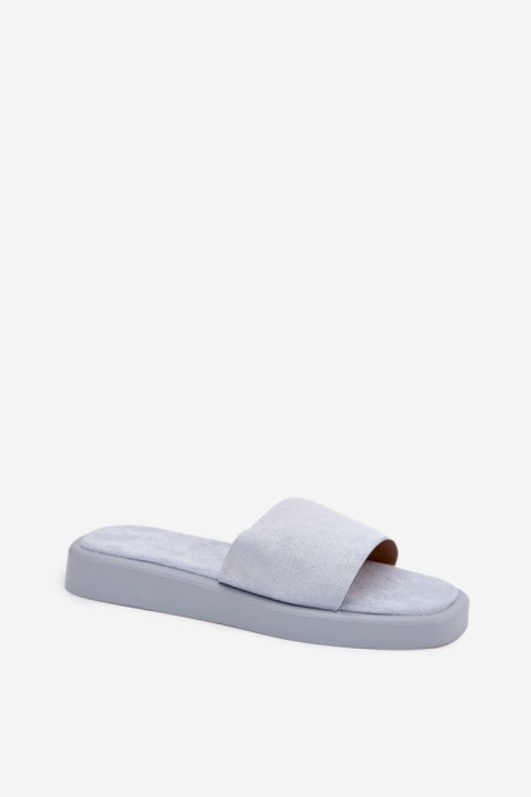 Sandał Klapki Model Jorina 5178 Light Blue - Step in style Step in style Sandał Klapki Model Jorina 5178 Light Blue - Step in style Step in style