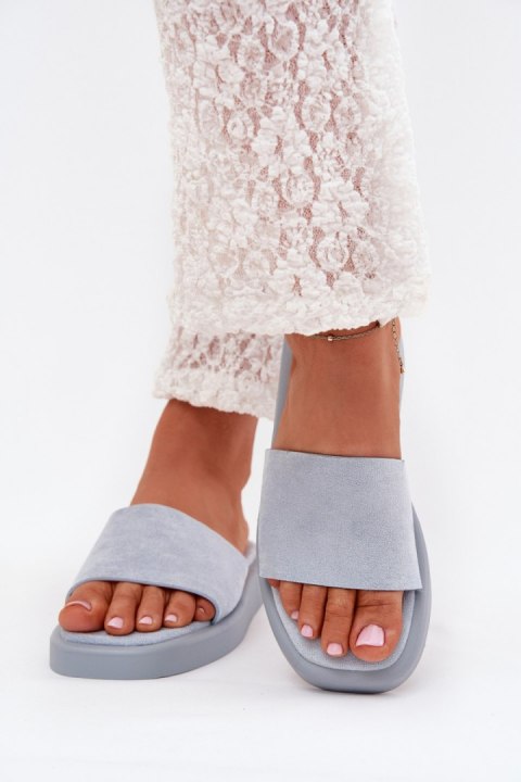 Sandał Klapki Model Jorina 5178 Light Blue - Step in style Step in style Sandał Klapki Model Jorina 5178 Light Blue - Step in style Step in style