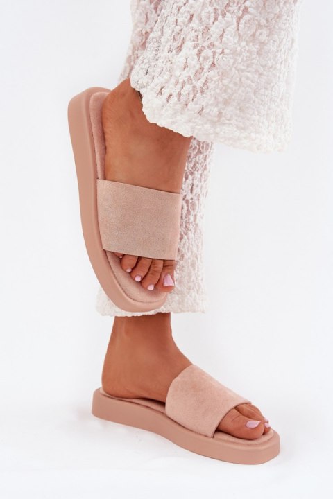 Sandał Klapki Model Jorina 5178 Pink - Step in style Step in style Sandał Klapki Model Jorina 5178 Pink - Step in style Step in style