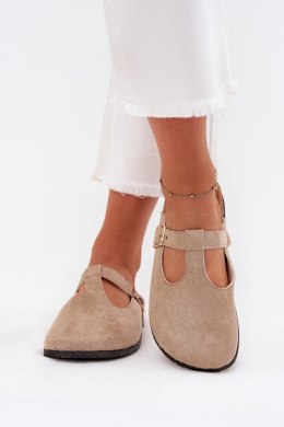 Sandał Klapki Model Lirina 98-263 Beige - Step in style Step in style