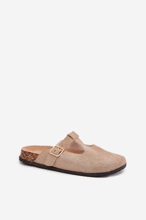 Sandał Klapki Model Lirina 98-263 Beige - Step in style Step in style Sandał Klapki Model Lirina 98-263 Beige - Step in style Step in style