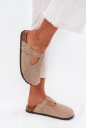 Sandał Klapki Model Lirina 98-263 Beige - Step in style Step in style Sandał Klapki Model Lirina 98-263 Beige - Step in style Step in style