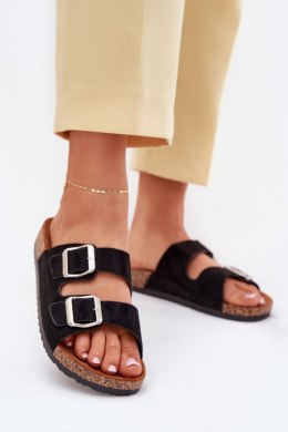 Sandał Klapki Model Livara WD295 Black - Step in style Step in style