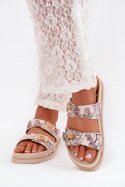 Sandał Klapki Model Sorina 1139 Beige - Step in style Step in style Sandał Klapki Model Sorina 1139 Beige - Step in style Step in style