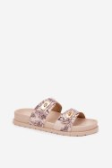 Sandał Klapki Model Sorina 1139 Beige - Step in style Step in style Sandał Klapki Model Sorina 1139 Beige - Step in style Step in style