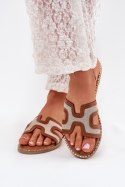 Sandał Klapki Model Vereya LCQ-27 Brown - Step in style Step in style Sandał Klapki Model Vereya LCQ-27 Brown - Step in style Step in style