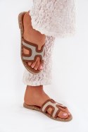 Sandał Klapki Model Vereya LCQ-27 Brown - Step in style Step in style Sandał Klapki Model Vereya LCQ-27 Brown - Step in style Step in style