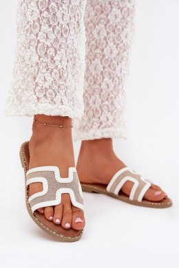 Sandał Klapki Model Vereya LCQ-27 White - Step in style Step in style