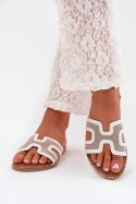 Sandał Klapki Model Vereya LCQ-27 White - Step in style Step in style Sandał Klapki Model Vereya LCQ-27 White - Step in style Step in style