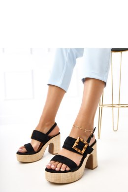 Sandały Model Elevira E5572 Black - PRIMO PRIMO