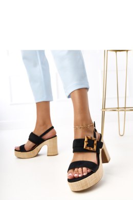 Sandały Model Elevira E5572 Black - PRIMO PRIMO
