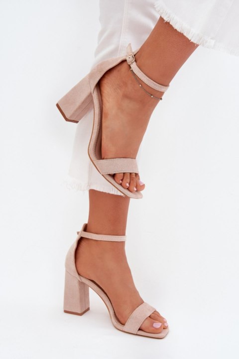 Sandały Model Elirae V7-27 Beige - Step in style Step in style Sandały Model Elirae V7-27 Beige - Step in style Step in style
