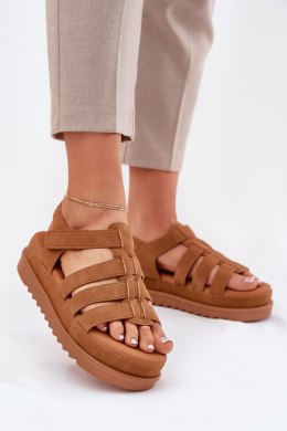 Sandały Model Filisenia PL363 Camel - Step in style Step in style