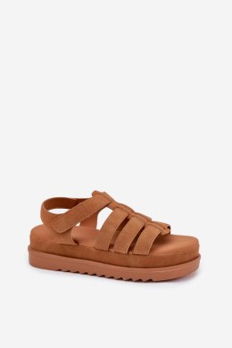 Sandały Model Filisenia PL363 Camel - Step in style Step in style