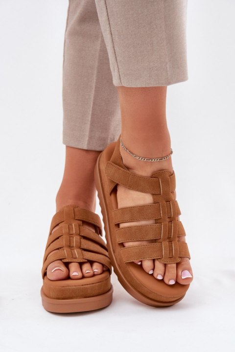 Sandały Model Filisenia PL363 Camel - Step in style Step in style Sandały Model Filisenia PL363 Camel - Step in style Step in style