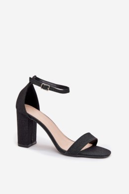 Sandały Model Kavina 1-215 Black - Step in style Step in style