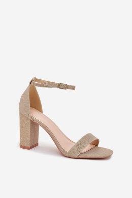 Sandały Model Kavina 1-215 Gold - Step in style Step in style