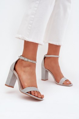 Sandały Model Kavina 1-215 Silver - Step in style Step in style
