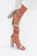 Sandały Model Kavina 1-215 Silver - Step in style Step in style Sandały Model Kavina 1-215 Silver - Step in style Step in style